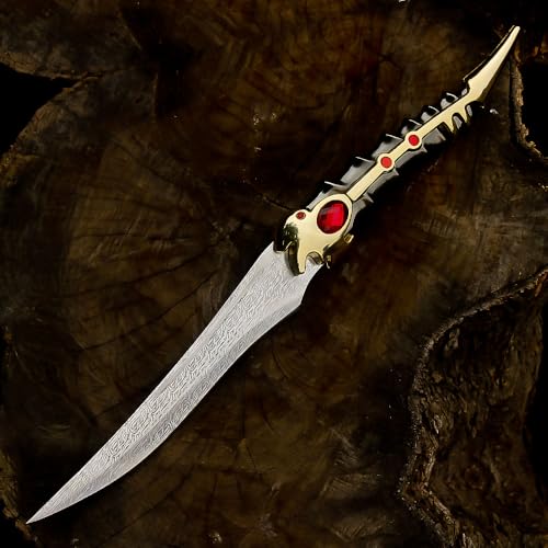 HandMade Medieval Movie Replica Catpaw Dagger Aryya Stark Knife with Table Stand