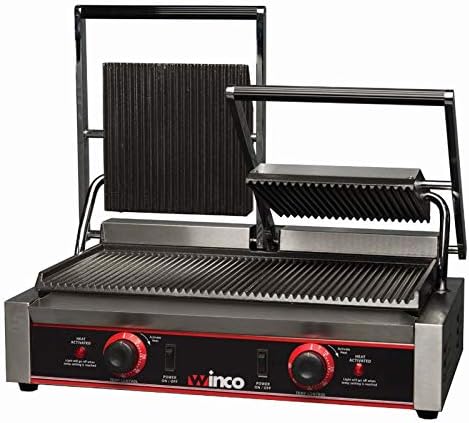 Winco Double Commercial-Grade Panini Grill Press