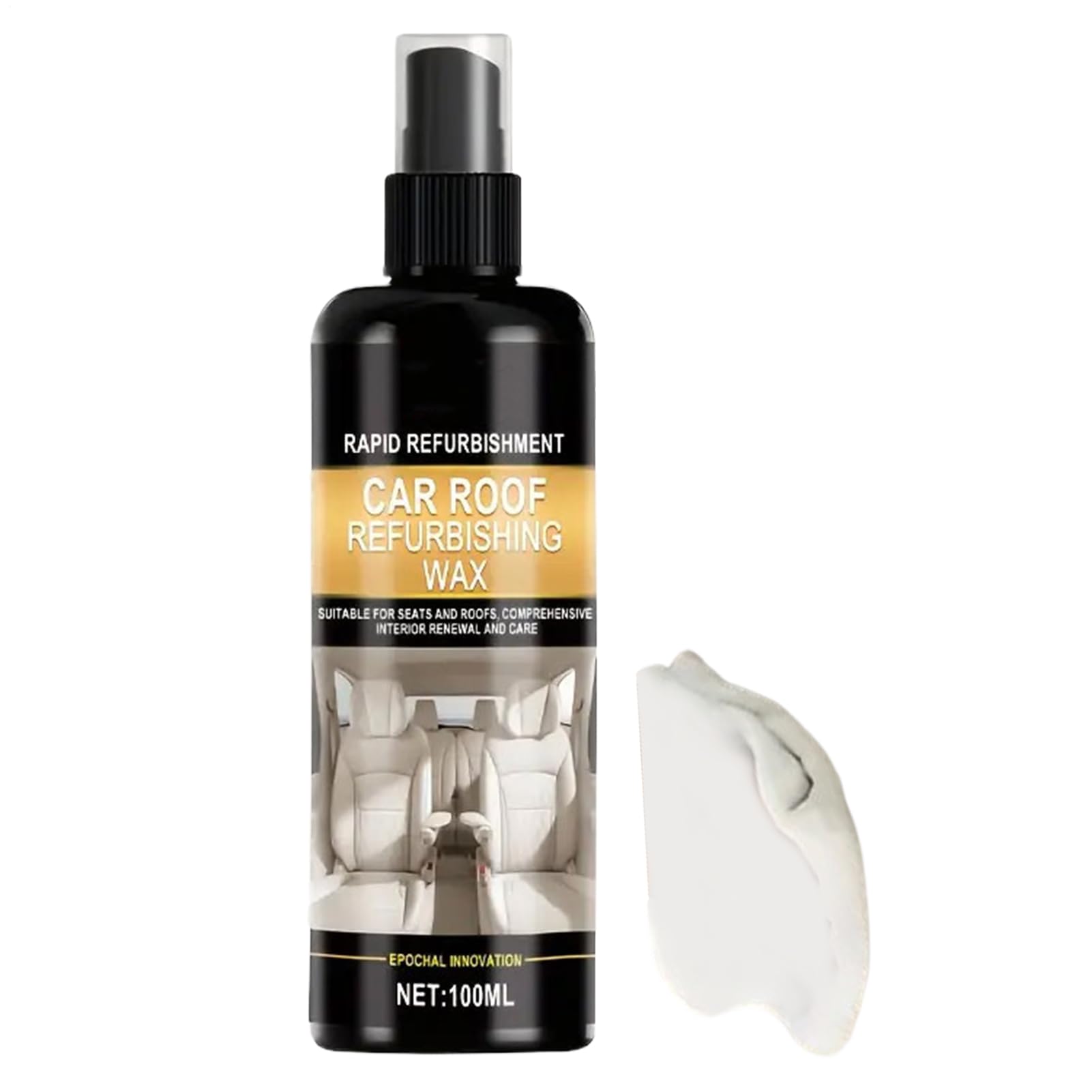 Reiniger Für Auto Polster | 100ml Reiniger Zur Aufbereitung Von | Stoffen,Spray Für Die Erneuerung des Armaturenbretts - Für Dachhimmel Haushaltsgeräte Lederpolster Sofa Möbel Und Zuhause