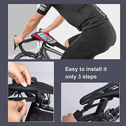 COZOME Maille de Sueur de vélo, Accessoires de Home Trainer, Protecteur de Cadre de vélo, capteur d'absorption de Sueur - Image 5