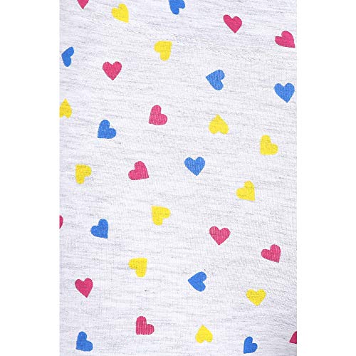 Image of Life by Shoppers Stop Girls Solid and Printed Leggings Pack of 2