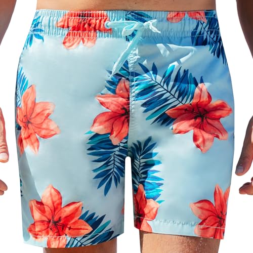 Image of Kanu Surf Men's Big Viper Extended Size Stripe Swim Trunk