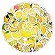 50 Stück Die Limonade Aufkleber Pack Lemon Sticker Set Wasserdichte Vinyl Sticker für Laptop Kinder Autos Motorrad Fahrrad Skateboard Gepäck Koffer Computer Aufkleber Graffiti Decal