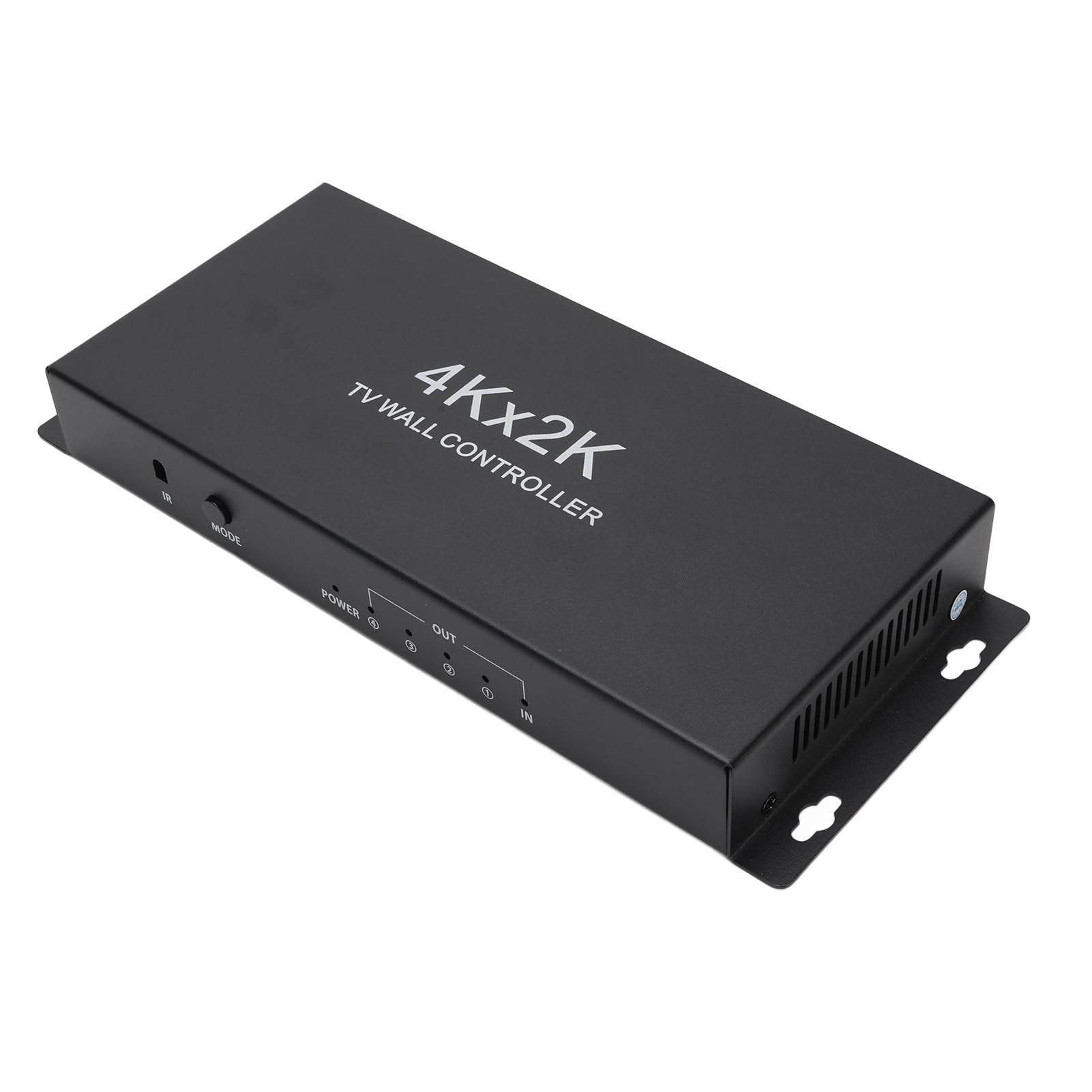 Splitter HDMI 1 sur 4, Sorties Multi Monitor 4K HDMI 1.4 640x480 / 85Hz à 3840x2160 / 30Hz, 24bit 4K TV Splicing Box Multi Screen 2x2 Vide-Mur (Prise UE)