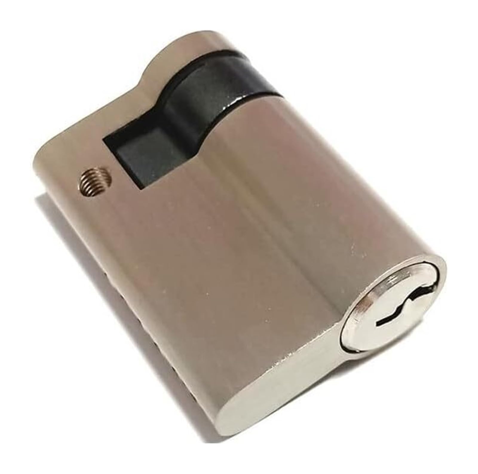 Tvantruxis 40Mm Door Lock Cylinder, Half Eccentric Cylinder Lock Core 32Mm Height 40-50Mm Zinc Alloy Brass(40Mm)