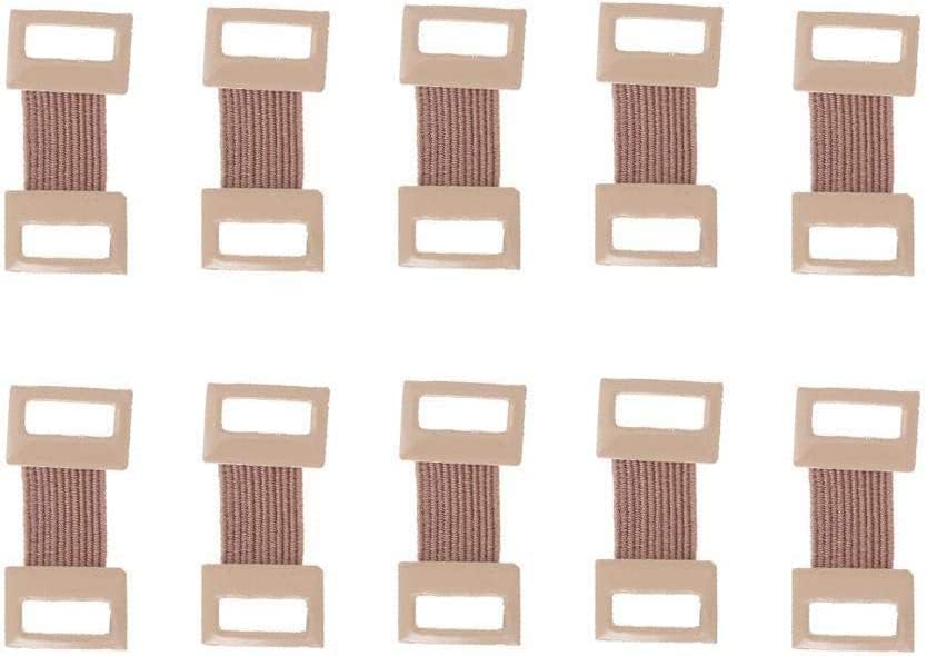 10Pcs Brown Bandage Clips Elastic Bandage Wrap Stretch Metal Clips Replaceable Wrap Clips Replacement Fastener Fixation Clamps Hooks for Various Types Bandages Adhesive Bandages First Aid