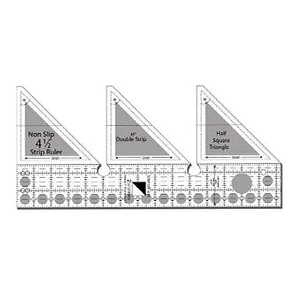 Juego de 5 reglas de costura acrílicas transparentes para patchwork, plantilla de medición, bordado, manualidades, acolchado, diseñadores, 45 grados, 8 pulgadas