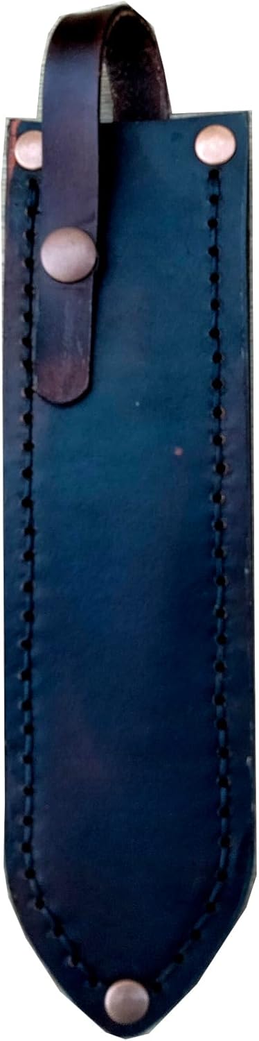 WW1 WW2 Trench Knife 1918 Leather Sheath (Brown Cross Draw)