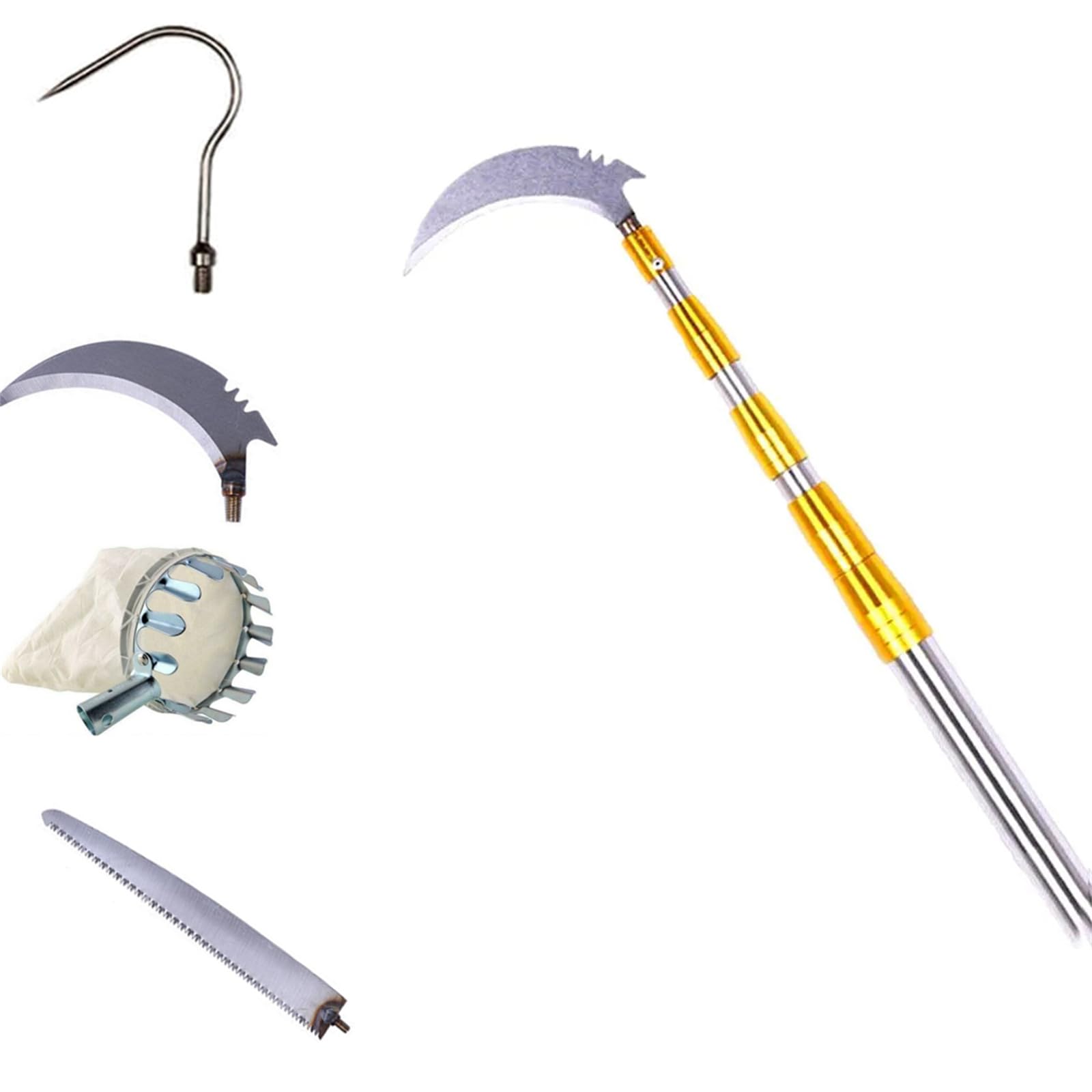 ortiza ORTIZA® 4 In 1 Pole Saws For Tree Trimming Long Handle-picture-14