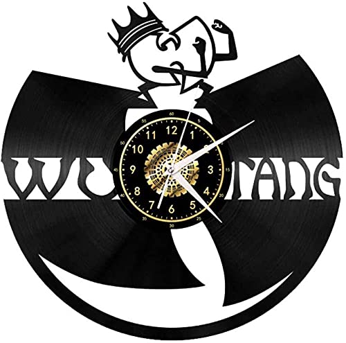 zgfeng Horloge d'enregistrement rétro Jeu Logo Horloge Murale en Vinyle avec Design amélioré Horloge Horloge Murale décoration Murale-sans LED