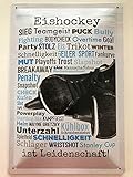 Metall Schild 20x30cm Eishockey ist Leidenschaft Penalty Puck Blechschild