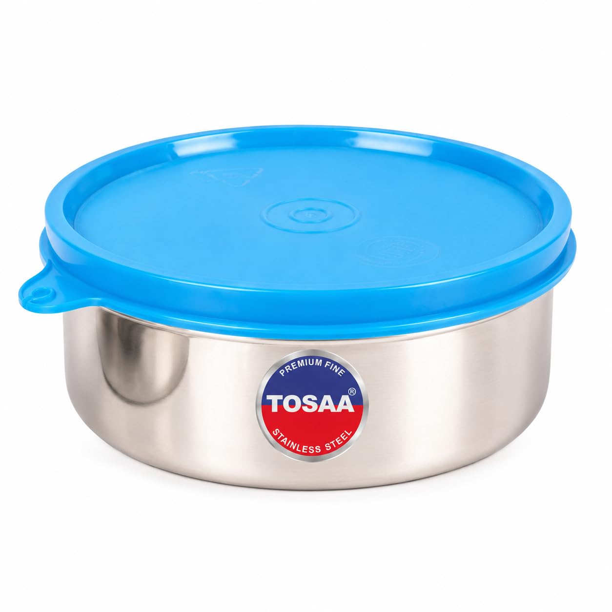 TOSAA Stainless Steel Sigma Container Medium -400 ml (Pack of 1) | Airtight & Leakproof Lid |Compact & Travel-Friendly | Easy to Carry | Perfect for Office, School & Home Use