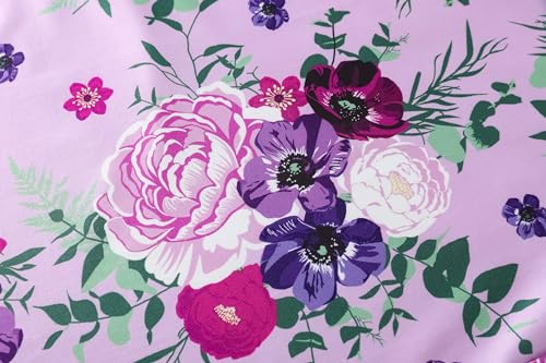 Image of Vozanet Women's V Neck Sexy Pajamas Capri Sets Mexican Style Floral Sleepwear 2PCS Totem Casual Nighty Plus Size M to 5XL
