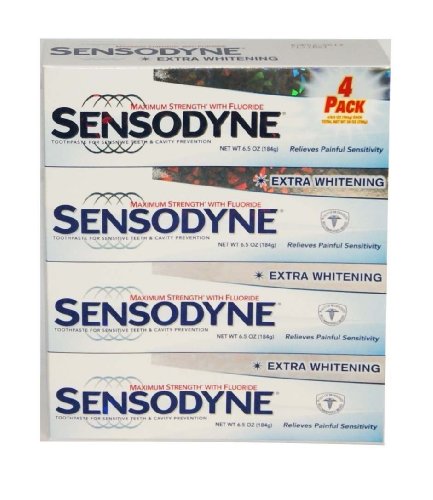 Sensodyne® Extra Whitening Toothpaste 4pk 6.5 Oz Each.
