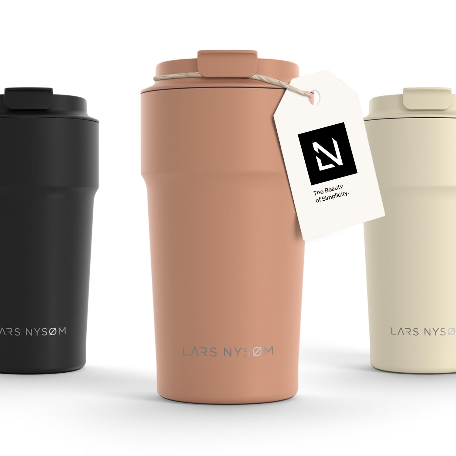 LARS NYSØM Thermobecher 500ml - Kaffeebecher to go - Coffee to go becher