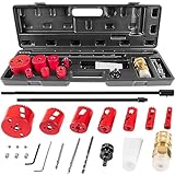 08350 DM3MECH Mechanical Hot Tapping Machine Kit for NPT with Hole Saws and Arbor, Fits 3/4-4-inch Valves, 300 psi Pressure Rated