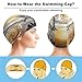 Yellow Roses Birds Ocean Cute Swim Cap for Men Women Comfy Swimming Hat Fit Long and Short Hair High Elasticity