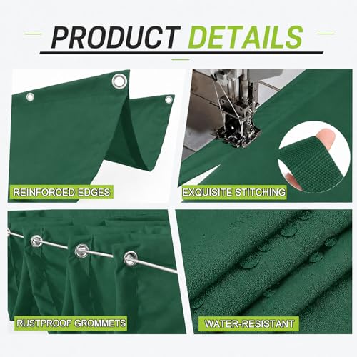 Voile ombrage rétractable anti-UV 98% et résistant à l'eau - 6