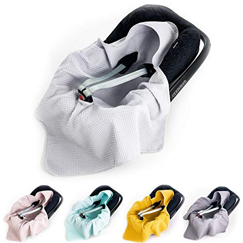 Nid d'ange en coton gaufré universel pour siège auto et poussette été