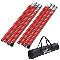 Amazon | FIELDOOR アルミテントポール 【2本セット / 木目調