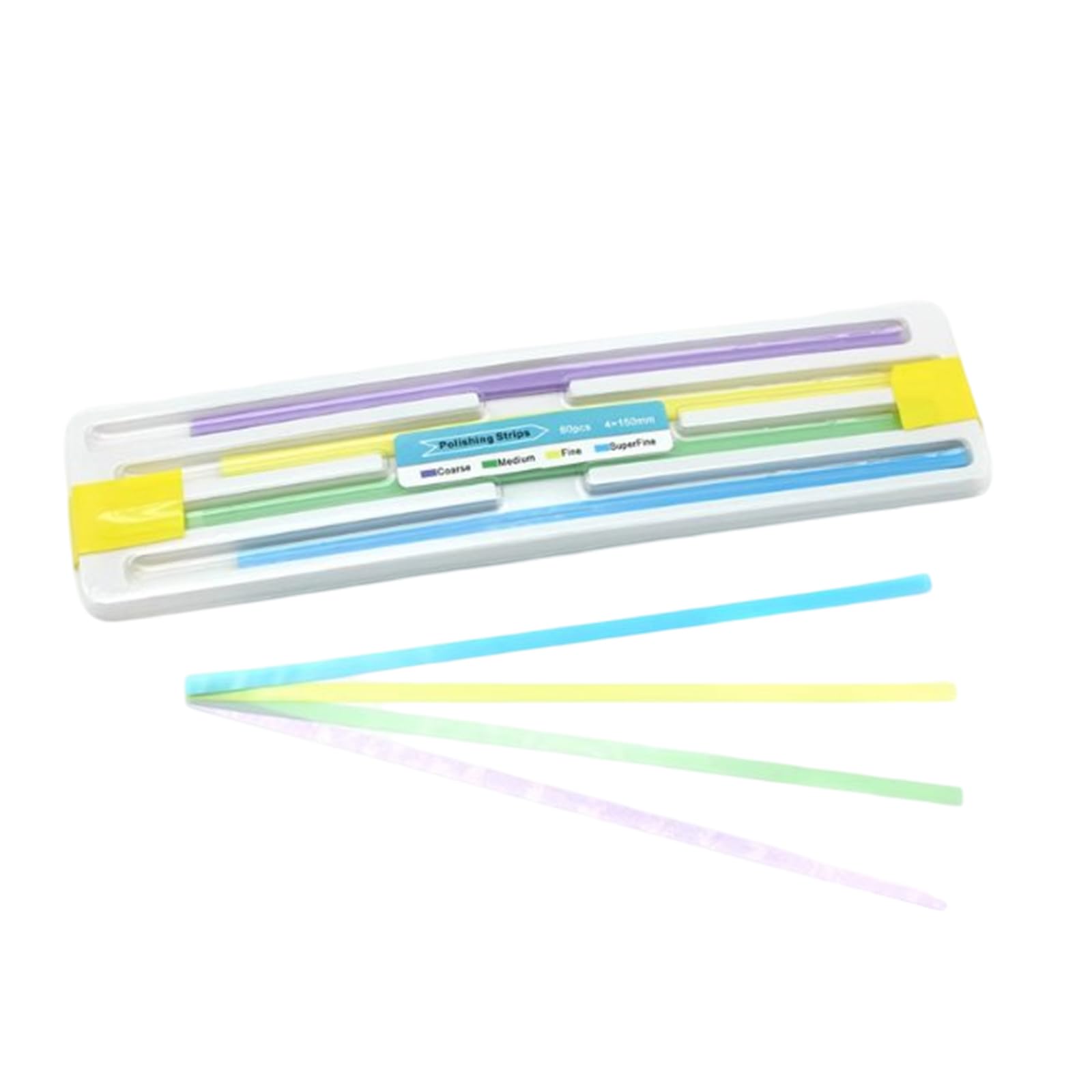 GUTERTOP 60 pezzi carta vetrata dentata per spazi intermedi, strisce abrasive dentali, kit pulizia profonda igiene orale