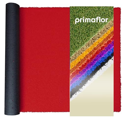 Primaflor Kurzflor Kunstrasen FUN4YOU - Rot, 2,00m x 0,50m, Viele Größen, 12 mm Hoch, UV-Beständiger, Wasserdurchlässiger, Rasenteppich, Outdoor Bodenbelag für Balkon, Minigolf und Boot Primaflor Kurzflor Kunstrasen FUN4YOU - Rot, 2,00m x 0,50m, Viele Größen, 12 mm Hoch, UV-Beständiger, Wasserdurchlässiger, Rasenteppich, Outdoor Bodenbelag für Balkon, Minigolf und Boot
