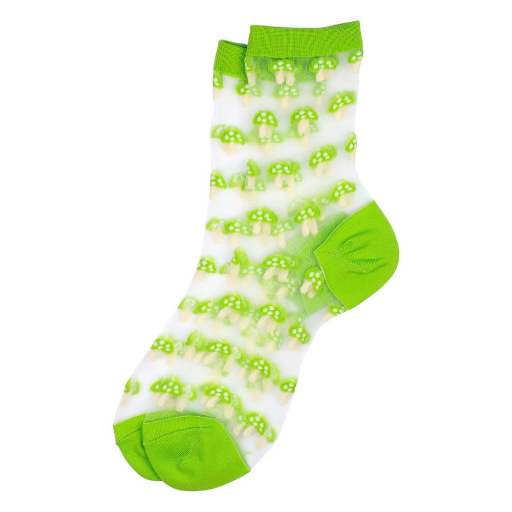 JOE COOL Socks sheer mushroom green