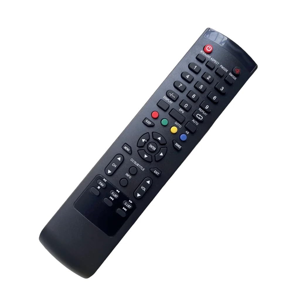 Control Remoto Universal Compatible con televisores Inteligentes JVC RMC3195, LT-32N355, LT-50N550A, LT-48N530A, LT-32N350, RM-C3139 y RM-C3195.