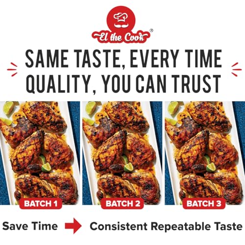 Image of EL The Cook Smoky Spicy Grill Seasoning (Jamaican Jerk Style) 500g | BBQ, Grilled Chicken, Fries & Snacks | Bulk HORECA Pack | Marinade or Sprinkle | Veg, 500g pack