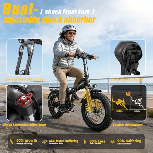 48/52V 15.6/25/40AH Fat Tire Electric Bike for Adults,