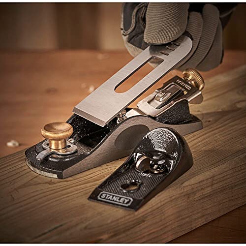 STANLEY 6.1/4" Fully Adjustable Block Plane with Storage Pouch, 5-12-2020 5 STANLEY 6.1/4" Fully Adjustable Block Plane with Storage Pouch, 5-12-2020 - Image 5