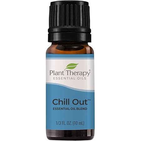 Plant Therapy Chill Out Essential Oil Blend (Formally Let It Go) for Stress & Calming Relief 100% Pure, Undiluted, Natural Aromatherapy, Therapeutic Grade 10 mL (1/3 oz)