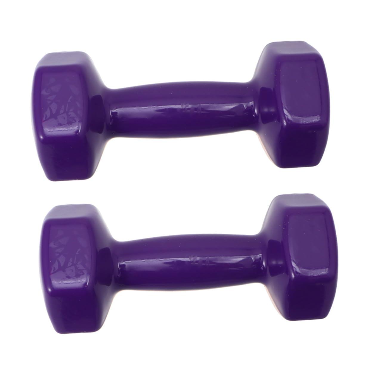 Milisten Cast Iron Dumbbells 6kg 3kg X 2 Non-slip Hand Weights with Plastic Coating Fitness Gym Equipment for
