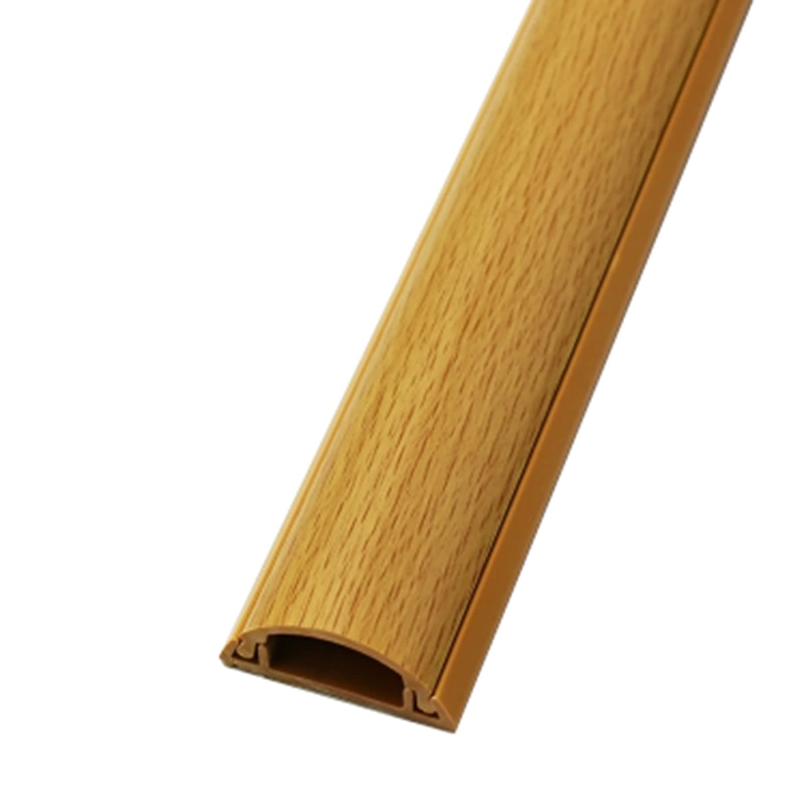 Selbstkleber Kabel Raceway -Holzkorn, 3 cm Breites Kabelschildkabelabdeckung - Halten Sie 3 Draht, Flexibler Pvc -Bodendraht -Beschützer
