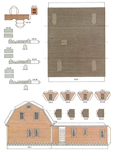 Cut & Assemble an Early American Seaport: 11 Easy-to-Make Paper Models (Dover Crafts: Origami & Papercrafts) - Image 4