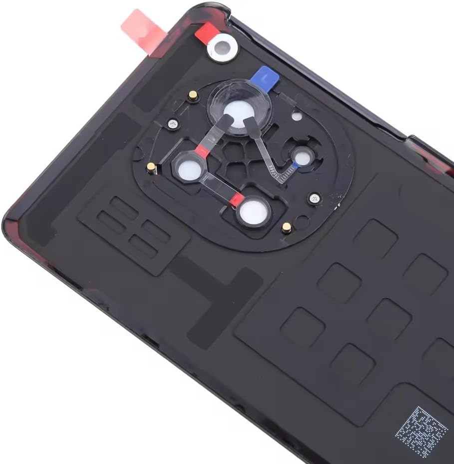 Compatible Rear Glass Back Cover for OnePlus Ace 3 OnePlus 12R Model PJE110 CPH2585 CPH2609 CPH2611 – Battery Door Housing Replacement Part (Black)