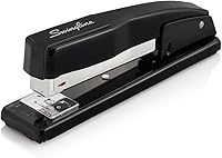 Swingline Commercial Desk Stapler 20 Sheet Capacity Jam-Resistant Metal Black 44401