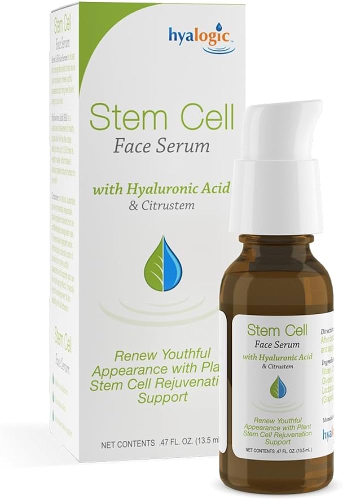 Amazon.com: Stem Cell Face Serum Infused w/Hyaluronic Acid Serum