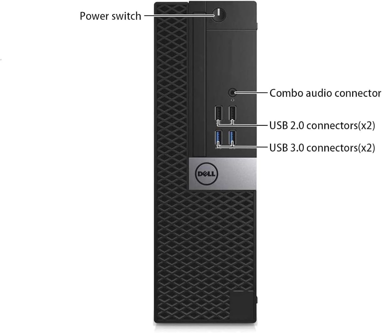 Dell OptiPlex 7040 SFF Desktop Computer PC, Windows 11 Pro, Core i5-6500T, 8GB RAM, 256GB SSD, USB WiFi, USB Bluetooth, Mouse and Keyboard (Renewed)