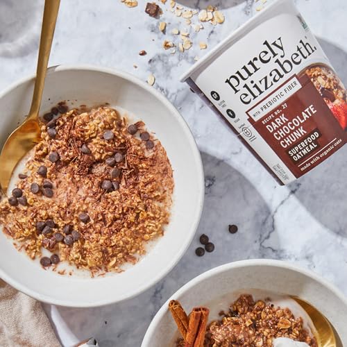 Image of Purely Elizabeth Best Sellers Variety Pack Superfood Oatmeal Cups, Great for Overnight Oats, Gluten-Free, 2 Ounce (Pack of 12)