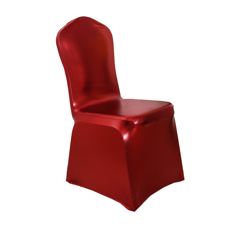 Housse de chaise paillettes noires lot de 10 pour mariages et banquets