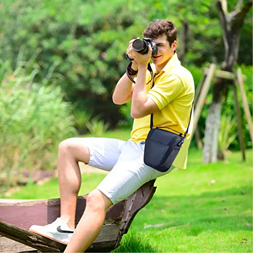 Ficha técnica Funda Camara Reflex Bolsa Fotografia Impermable y Anti-Choque Camera Bag Bandolera SLR Fotos Compacta con Correa de Hombro para la Mayoría Digital DSLR Cámaras Negro - Fernando Cortés