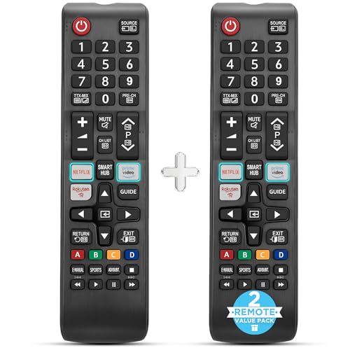 Télécommande de rechange Samsung compatible Smart TV et téléviseur LED LCD