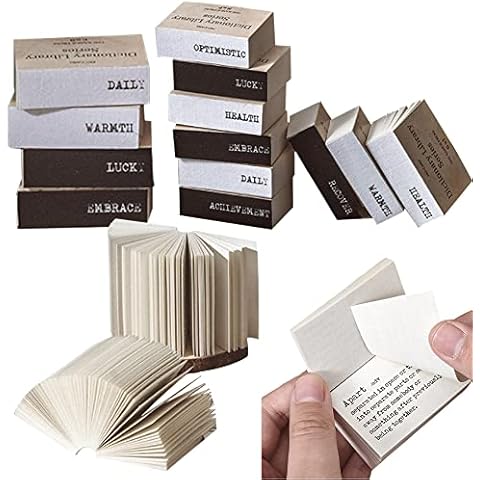 800 Pcs Vintage Mini Dictionary Decorative Craft Papers Tiny Dictionary Papers for DIY Art Craft Scrapbooking Junk Journals Planners Collage Album Cover