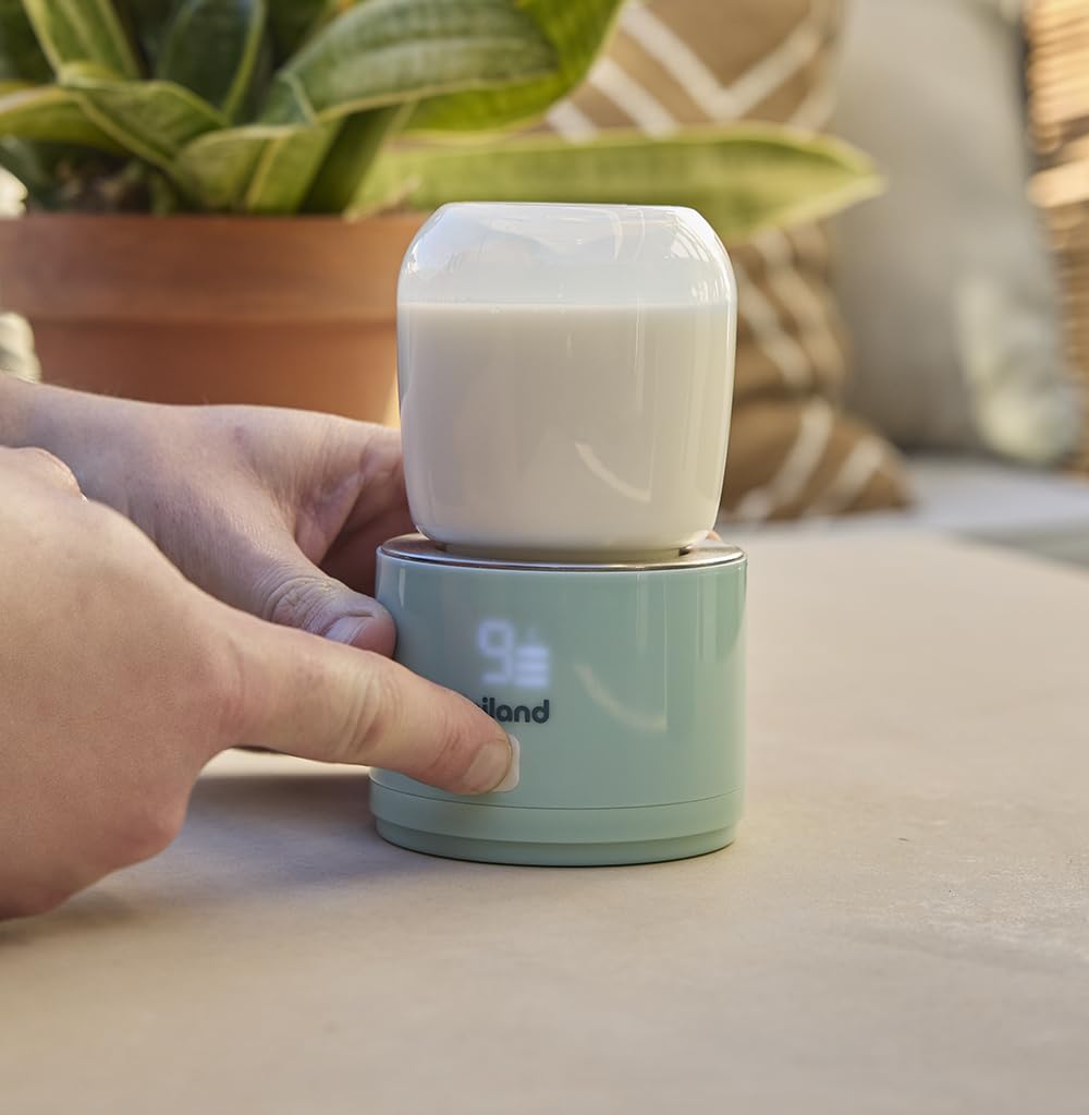 Miniland Scaldabagno portatile, leggero e compatto, con adattatori per biberon e cavo di ricarica, ideale per viaggi e passeggiate, accessori di alimentazione | Warmy On the Go