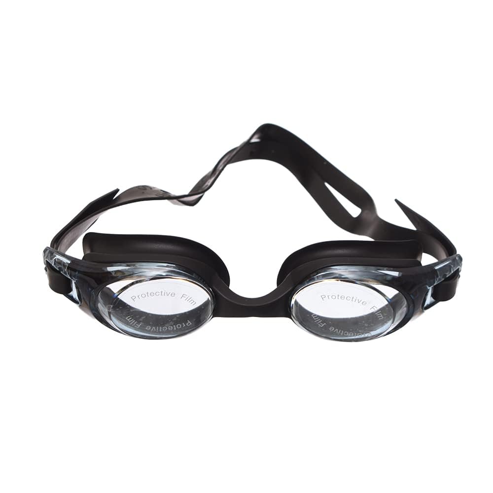 Generic Sainteve Plastic Anti Fog Swimming goggles With Silicone Strap And Plugs Nose Suitable For Kids - Black: Buy Online at Best Price in Egypt