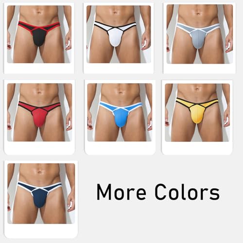 Men's Underwear Low Waist Sexy Thong U Convex Bikini Underwears Briefs2