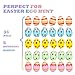 CJYGEGE 3 Inch Jumbo Plastic Easter Eggs 30 Pack - Premium Colorful Fillable Empty Easter Eggs Bulks for Easter Basket Fillers Egg Hunt, Classroom Prize Supplies, Filling Treats and Party Favor