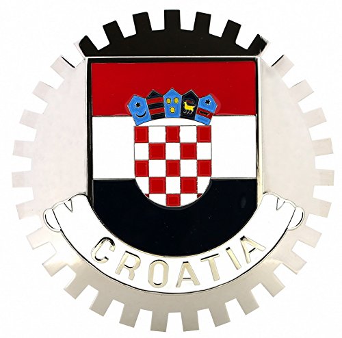 FLAG OF CROATIA-CAR GRILLE EMBLEM BADGES
