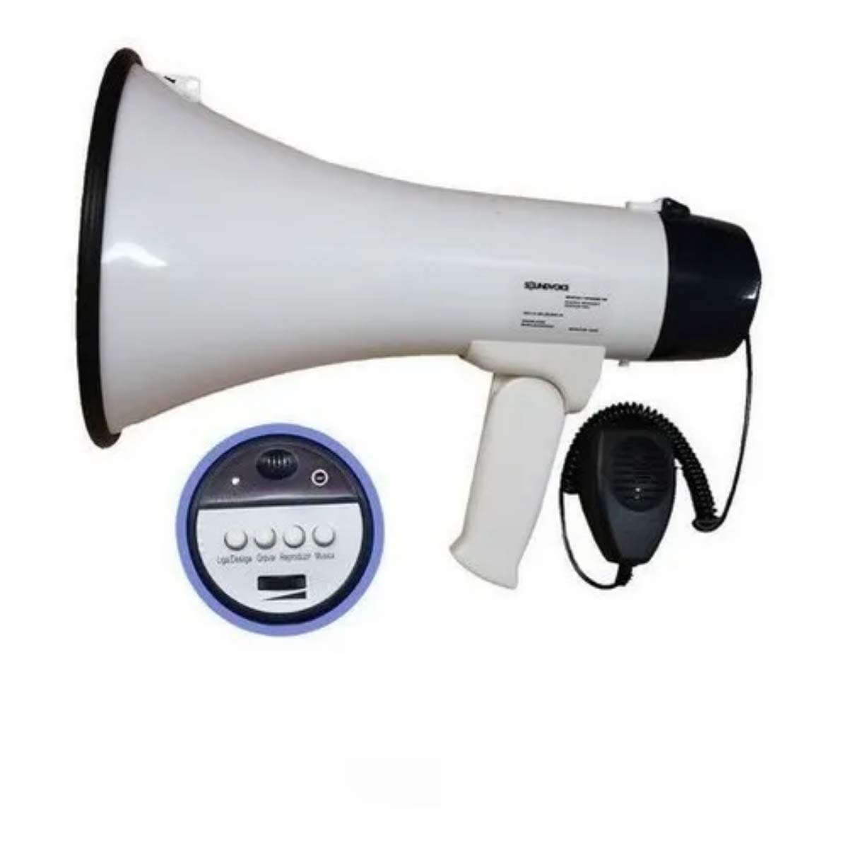 MEGAFON ロンT SoundVoice Megafone 1503X 15W com Sirene e Gravação SoundVoice
